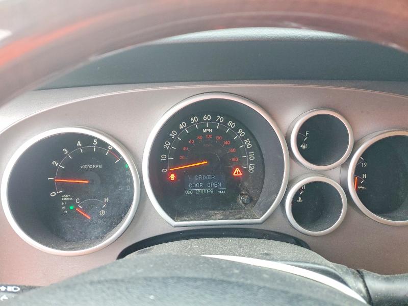 2011 Toyota Sequoia VIN 5TDDW5G19BS050780 COPART salvage auction — FRONT END, Sc - Cert Of Title-Salvage, sold $4,400 on 2026-07-06 (photo 9)