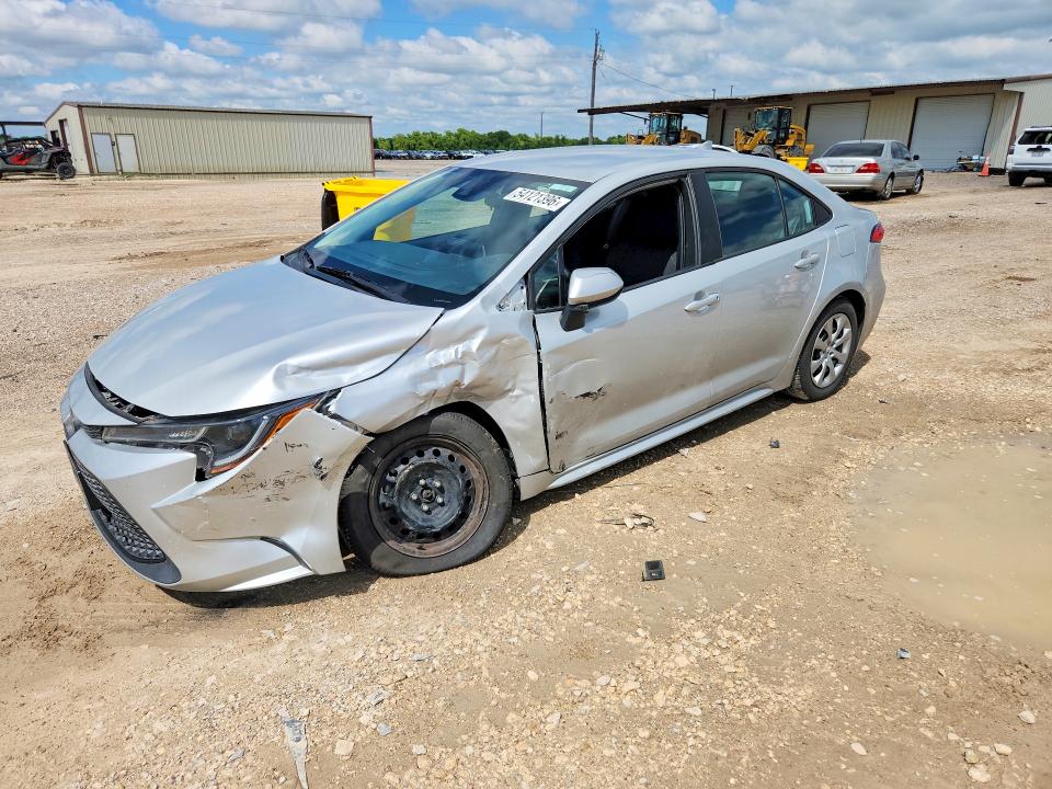 2021 Toyota Corolla VIN 5YFEPMAE6MP183970 COPART salvage auction — FRONT END, TX - SALVAGE VEHICLE TITLE (P), sold $3,600 on 2026-07-29 (photo 1)