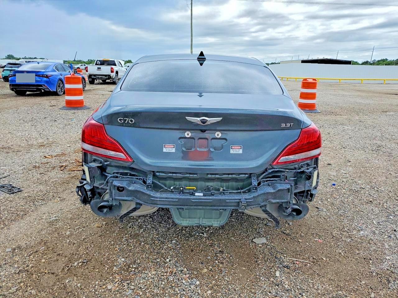 2019 Genesis G70 VIN KMTG34LE2KU014855 COPART salvage auction — Side, TX - CERTIFICATE OF TITLE, sold $4,800 on 2026-07-09 (photo 6)