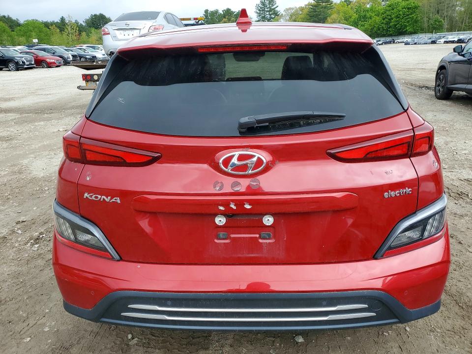 2022 Hyundai VIN KM8K53AG9NU157948 COPART salvage auction — FRONT END, Salvage Title, sold $3,900 on 2026-07-23 (photo 6)