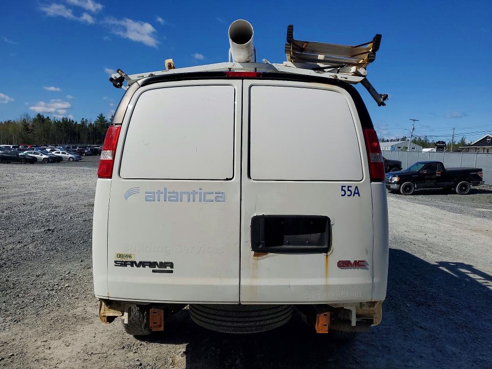 2016 Gmc Savana VIN 1GTW7AFF3G1327293 COPART salvage auction — REAR END, Ns - Salvage Title, sold $525 on 2026-07-09 (photo 6)
