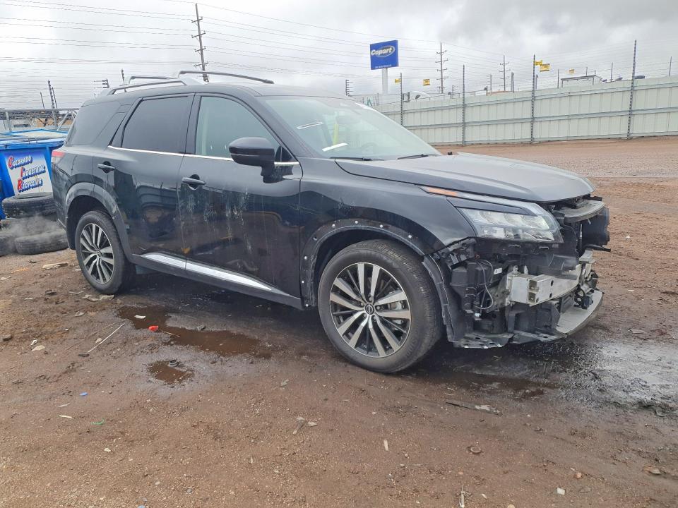 2025 Nissan Pathfinder VIN 5N1DR3DG4SC280356 COPART salvage auction — FRONT END, Co - Salvage Title, sold $9,200 on 2026-07-29 (photo 4)