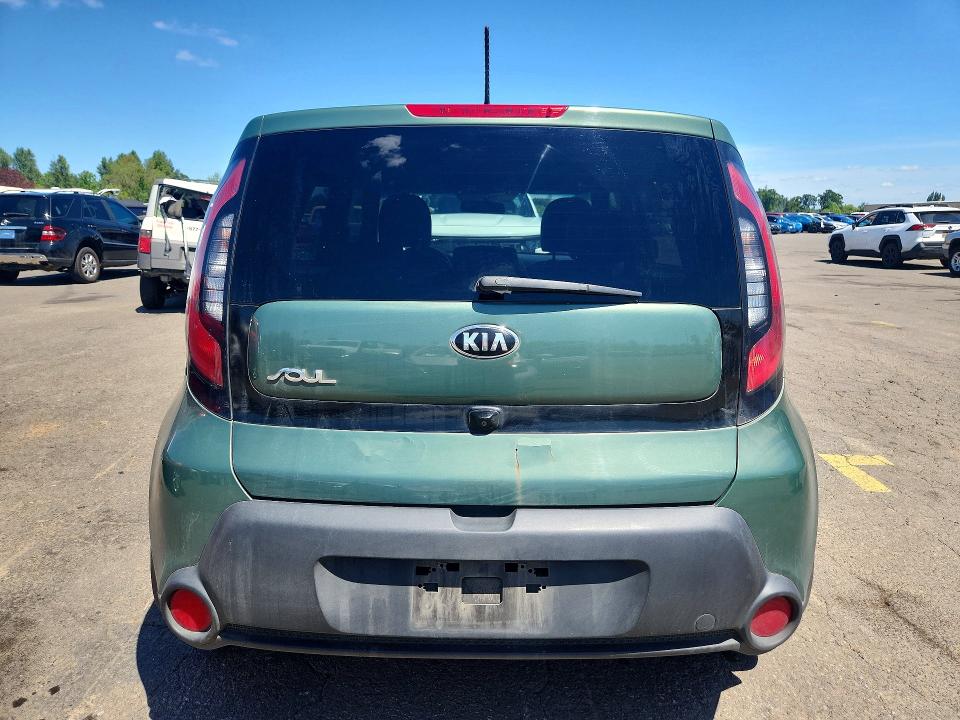 2014 Kia Soul VIN KNDJP3A52E7051834 COPART salvage auction — MECHANICAL, Or - Lien Papers Salvage, sold $375 on 2026-07-27 (photo 6)