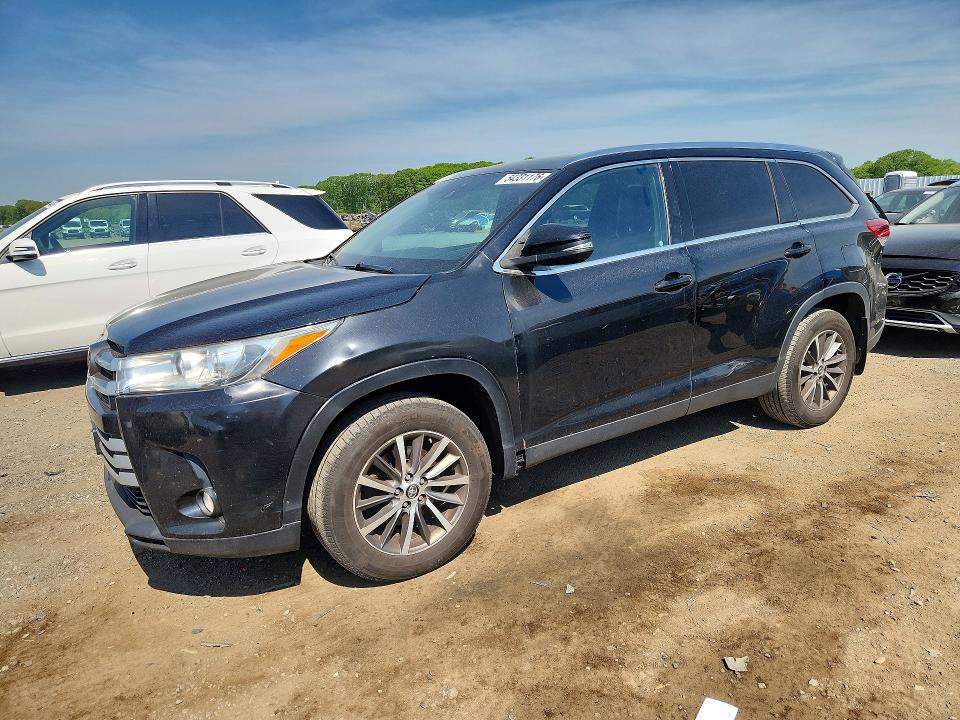 2019 Toyota VIN 5TDJZRFH3KS584440 COPART salvage auction — FRONT END, Ma - Cert Of Title-Salvage, sold $8,000 on 2026-07-22 (photo 1)