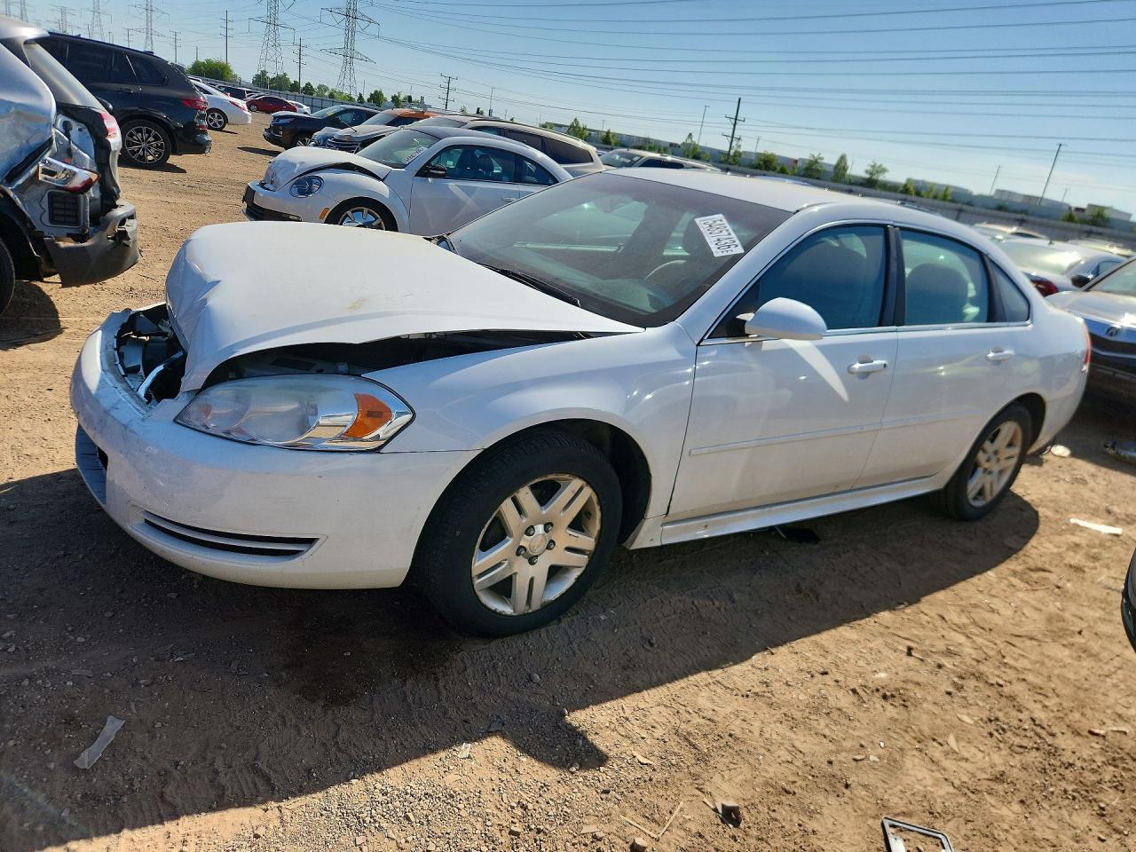 2012 Chevrolet Impala VIN 2G1WG5E30C1267291 COPART salvage auction — Front End, MI - CERTIFICATE OF TITLE, sold $400 on 2026-07-09 (photo 1)