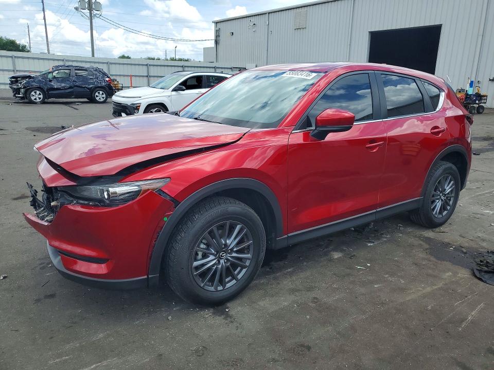 2021 Mazda Cx-5 VIN JM3KFACM5M1349772 COPART salvage auction — FRONT END, Fl - Cert Of Title Slvg Rebuildable, sold $1,250 on 2026-07-27 (photo 1)