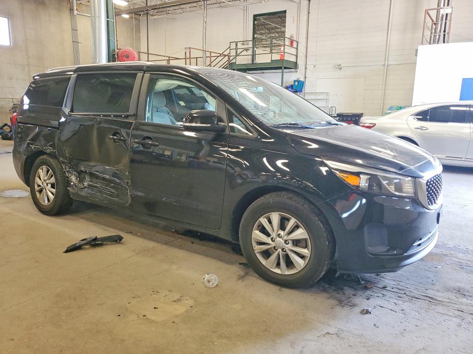2016 Kia SEDONA VIN KNDMB5C11G6203791 COPART salvage auction — SIDE, Mn - Cert Of Title-Prior Salvage, sold $1,150 on 2026-07-16 (photo 4)