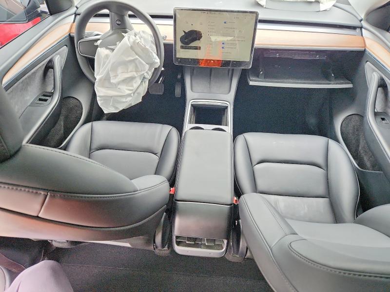 2025 Tesla Model y VIN 7SAYGAEE1SF221753 COPART salvage auction — FRONT END, Ca - Salvage Certificate, sold $9,300 on 2026-07-06 (photo 8)