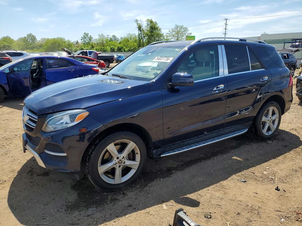 2017 Mercedes-benz Gle VIN 4JGDA5HB0HA991106 COPART salvage auction — FRONT END, Il - Salvage Certificate, sold $9,700 on 2026-07-29 (photo 1)