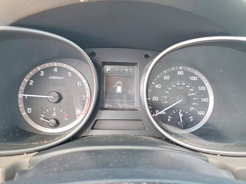 2017 Hyundai VIN 5NMZU3LB8HH002133 COPART salvage auction — REAR END, Il - Salvage Certificate, sold $3,100 on 2026-07-09 (photo 9)