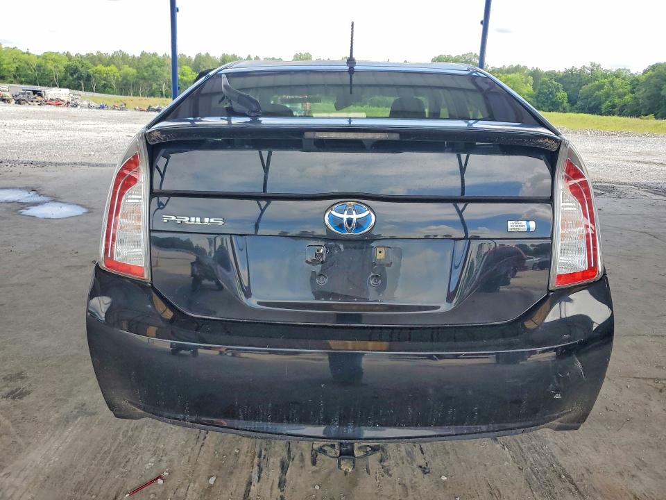 2012 Toyota Prius VIN JTDKN3DU3C1495866 COPART salvage auction — ROLLOVER, Ga - Cert Of Title-Salvage, sold $350 on 2026-07-09 (photo 6)
