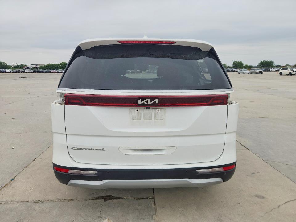 2022 Kia Carnival VIN KNDNB4H3XN6137473 COPART salvage auction — SIDE, Tx - Certificate Of Title, sold $200 on 2026-07-16 (photo 6)