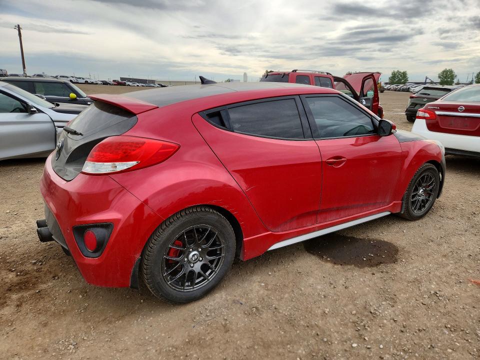 2013 Hyundai Veloster VIN KMHTC6AE4DU156232 COPART salvage auction — MECHANICAL, Ab - Bos - Active, sold $525 on 2026-07-28 (photo 3)