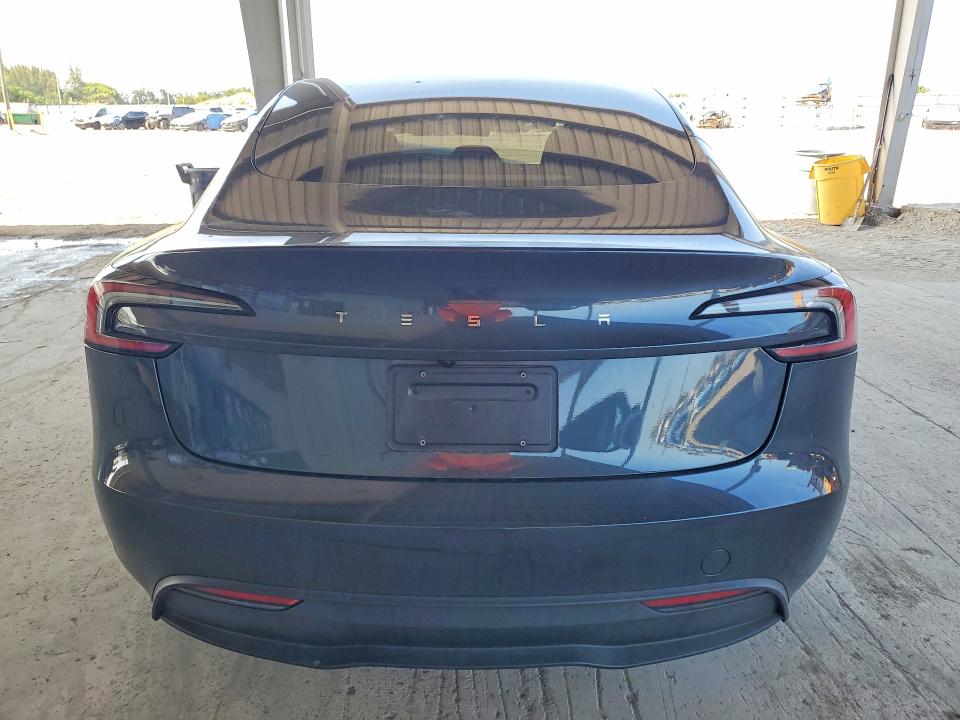 2025 Tesla Model 3 VIN 5YJ3E1EA4SF895034 COPART salvage auction — FRONT END, Fl - Cert Of Title Slvg Rebuildable, sold $7,400 on 2026-07-29 (photo 6)