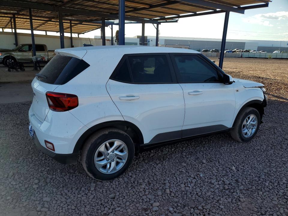 2026 Hyundai Venue VIN KMHRB8A38TU441621 COPART salvage auction — FRONT END, AZ - CERT OF TITLE - SALVAGE, sold $5,900 on 2026-07-02 (photo 3)