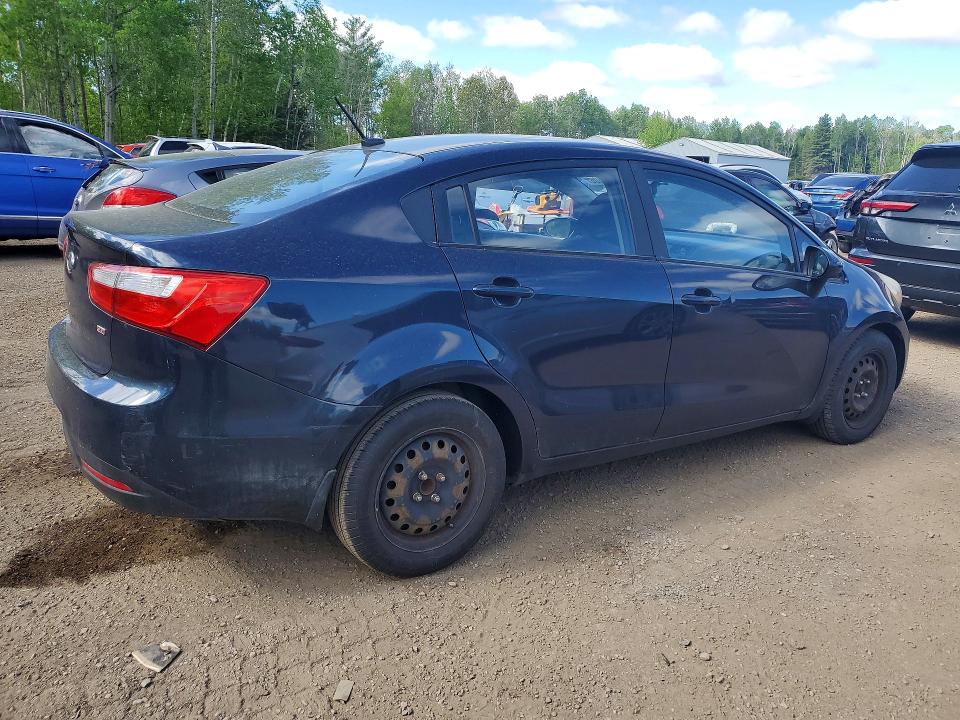 2012 Kia Rio VIN KNADM4A33C6068698 COPART salvage auction — SIDE, On - Permit No Brand - Unfit, sold $200 on 2026-07-30 (photo 3)