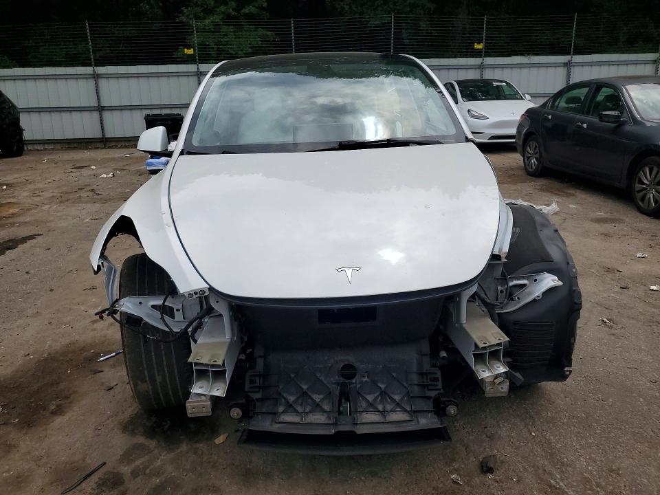 2022 Tesla Model y VIN 7SAYGDEE4NF423315 COPART salvage auction — FRONT END, GA - CERT OF TITLE-SALVAGE, sold $9,200 on 2026-07-10 (photo 5)