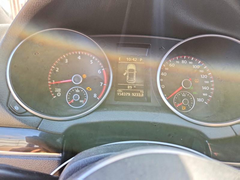 2012 Volkswagen Gti VIN WVWHD7AJ8CW164461 COPART salvage auction — FRONT END, Il - Salvage Certificate, sold $1,650 on 2026-07-21 (photo 9)