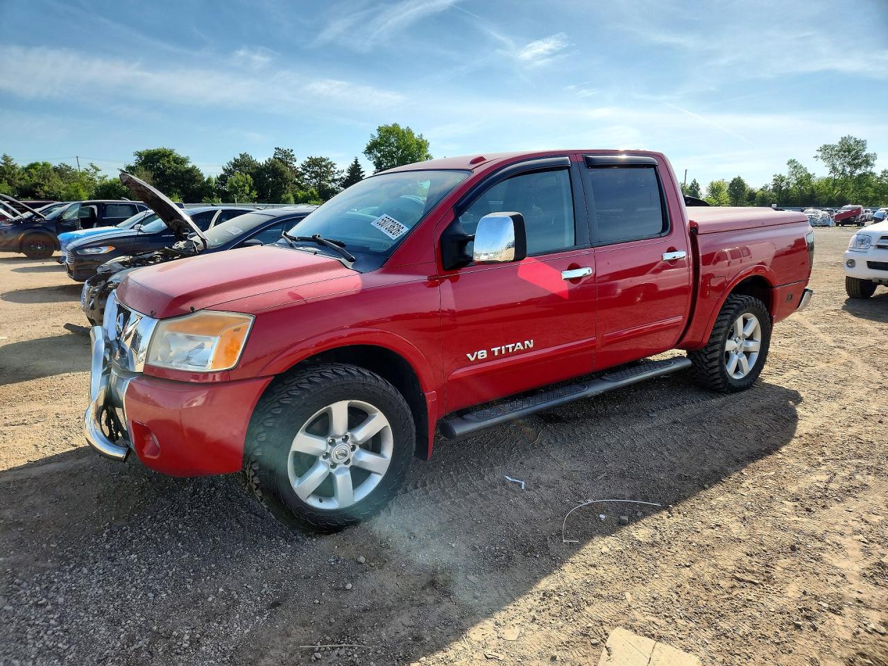 2011 Nissan Titan VIN 1N6AA0EC5BN302469 COPART salvage auction — Front End, IL - SALVAGE CERTIFICATE, sold $550 on 2026-07-02 (photo 1)