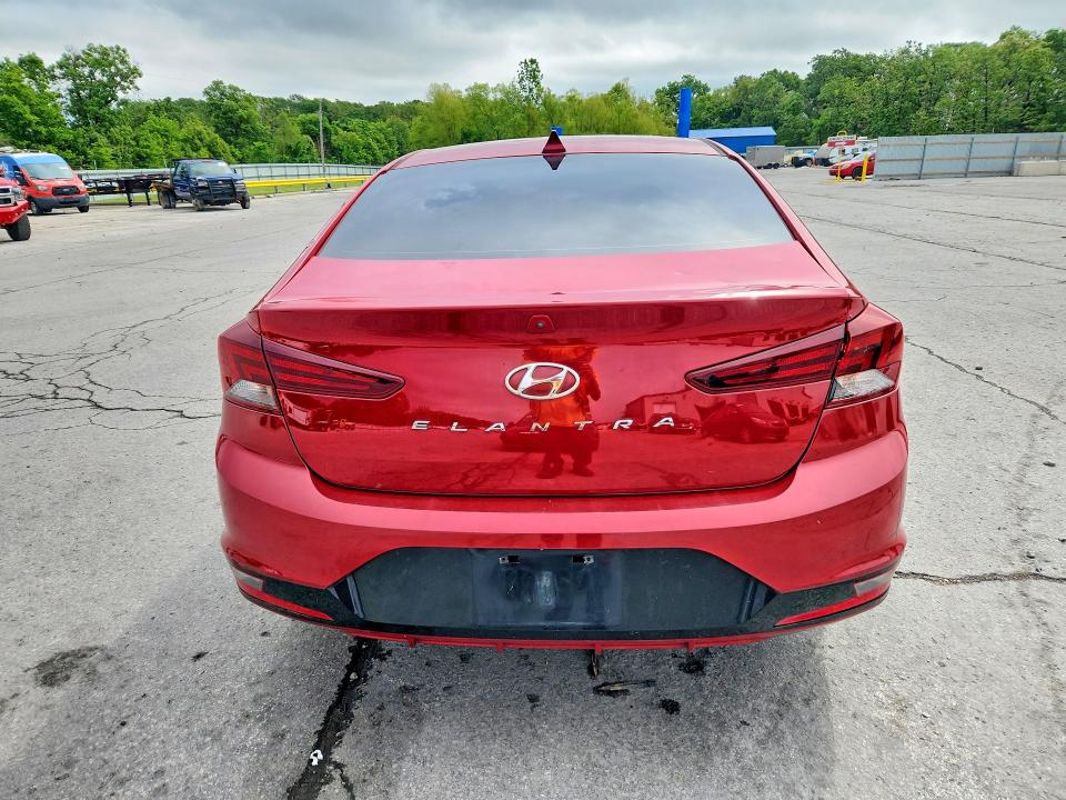 2019 Hyundai VIN KMHD84LF6KU741696 COPART salvage auction — HAIL, Mo - Salvage Certificate Of Title, sold $1,600 on 2026-07-20 (photo 6)