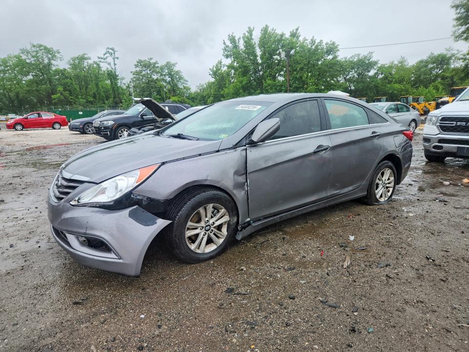 2013 Hyundai VIN 5NPEB4AC6DH781129 COPART salvage auction — FRONT END, Md - Cert Of Salvage > 75% Damage, sold $125 on 2026-07-23 (photo 1)