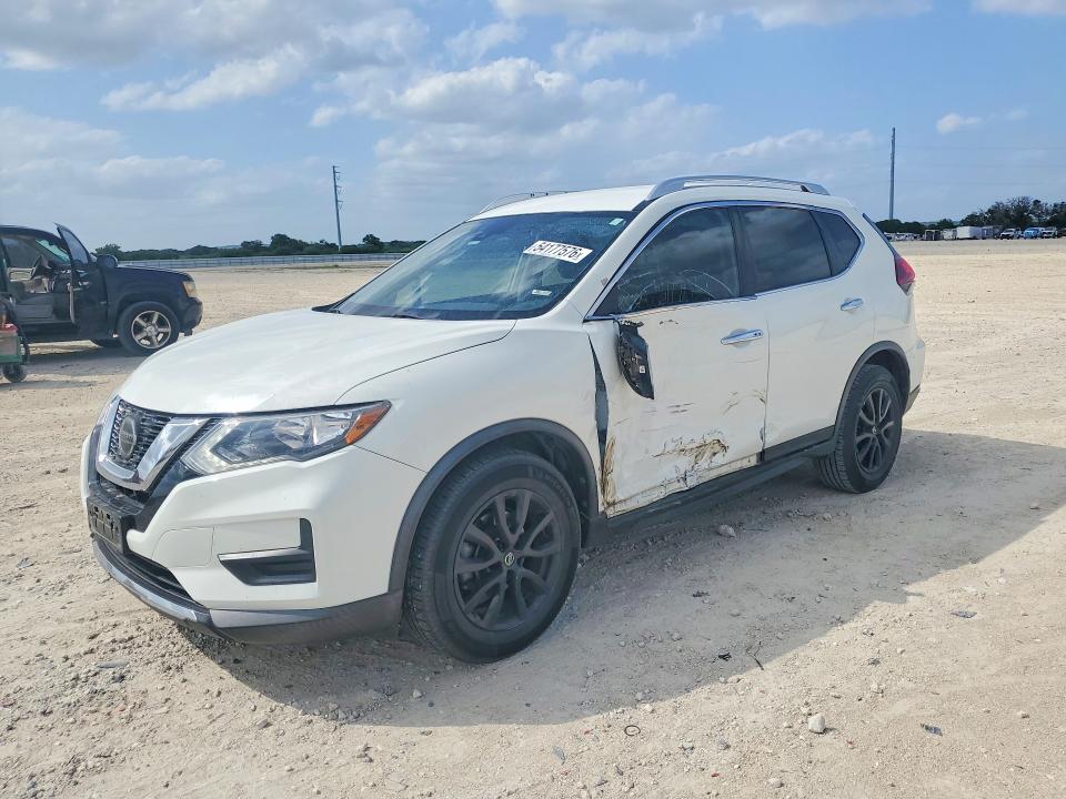 2019 Nissan Rogue VIN KNMAT2MT2KP512817 COPART salvage auction — SIDE, Tx - Salvage Vehicle Title, sold $3,500 on 2026-07-04 (photo 1)