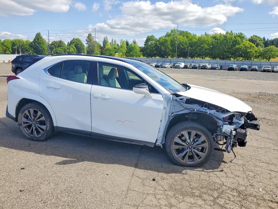 2024 Lexus Ux VIN JTHB9JBHXR2076915 COPART salvage auction — FRONT END, Or - Salvage Title Certificate, sold $17,300 on 2026-07-06 (photo 4)