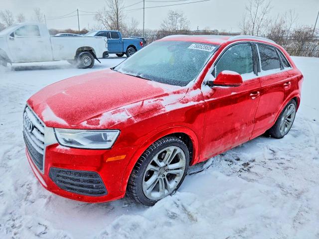 2018 Audi Q3 VIN WA1JCCFS9JR019093 COPART salvage auction — REAR END, Qc - Gravement Accidente, sold $3,150 on 2026-07-21 (photo 1)