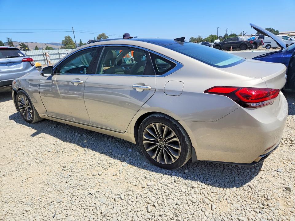 2015 Hyundai Genesis VIN KMHGN4JE3FU079534 COPART salvage auction — FRONT END, Ca - Salvage Certificate, sold $1,550 on 2026-07-02 (photo 2)