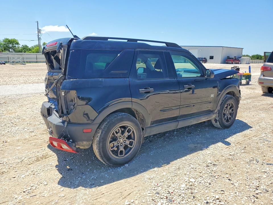 2022 Ford Bronco sport VIN 3FMCR9B64NRD32471 COPART salvage auction — REAR END, Tx - Salvage Vehicle Title, sold $2,750 on 2026-07-02 (photo 3)