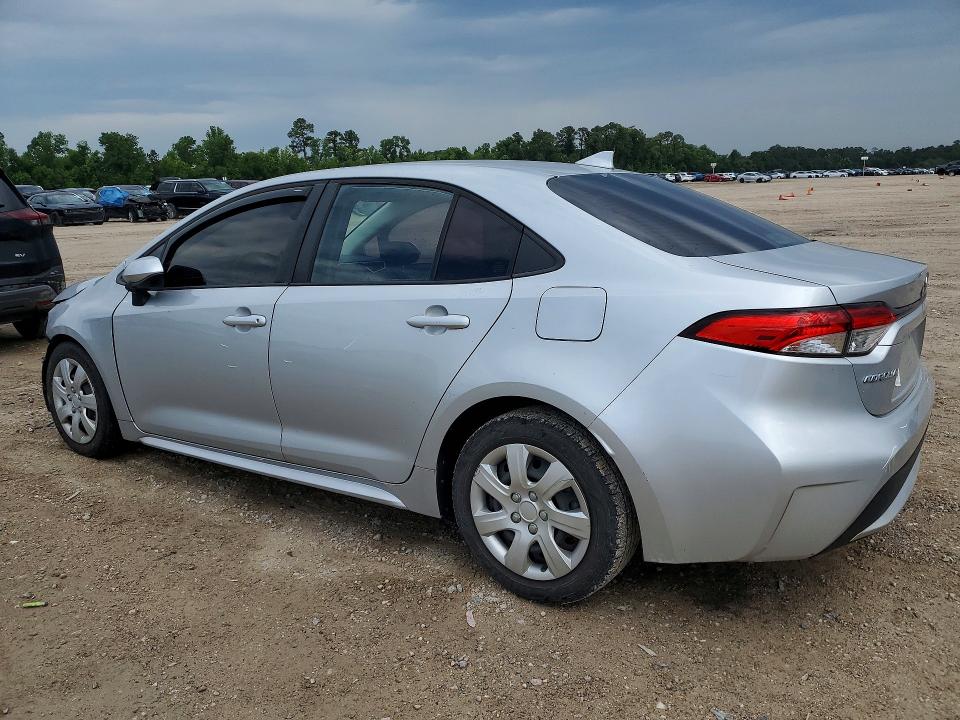 2021 Toyota Corolla VIN JTDEPMAE1MJ141548 COPART salvage auction — FRONT END, Tx - Salvage Vehicle Title, sold $4,200 on 2026-07-10 (photo 2)