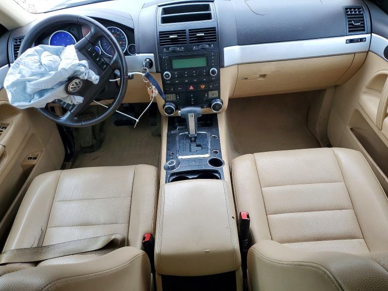 2009 Volkswagen Touareg VIN WVGBE77L49D024418 COPART salvage auction — FRONT END, Ma - Cert Of Title-Reconstrctd Coll, sold $325 on 2026-07-09 (photo 8)