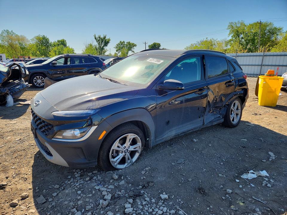 2023 Hyundai Kona VIN KM8K62AB1PU059334 COPART salvage auction — SIDE, IL - SALVAGE CERTIFICATE, sold $3,800 on 2026-07-29 (photo 1)