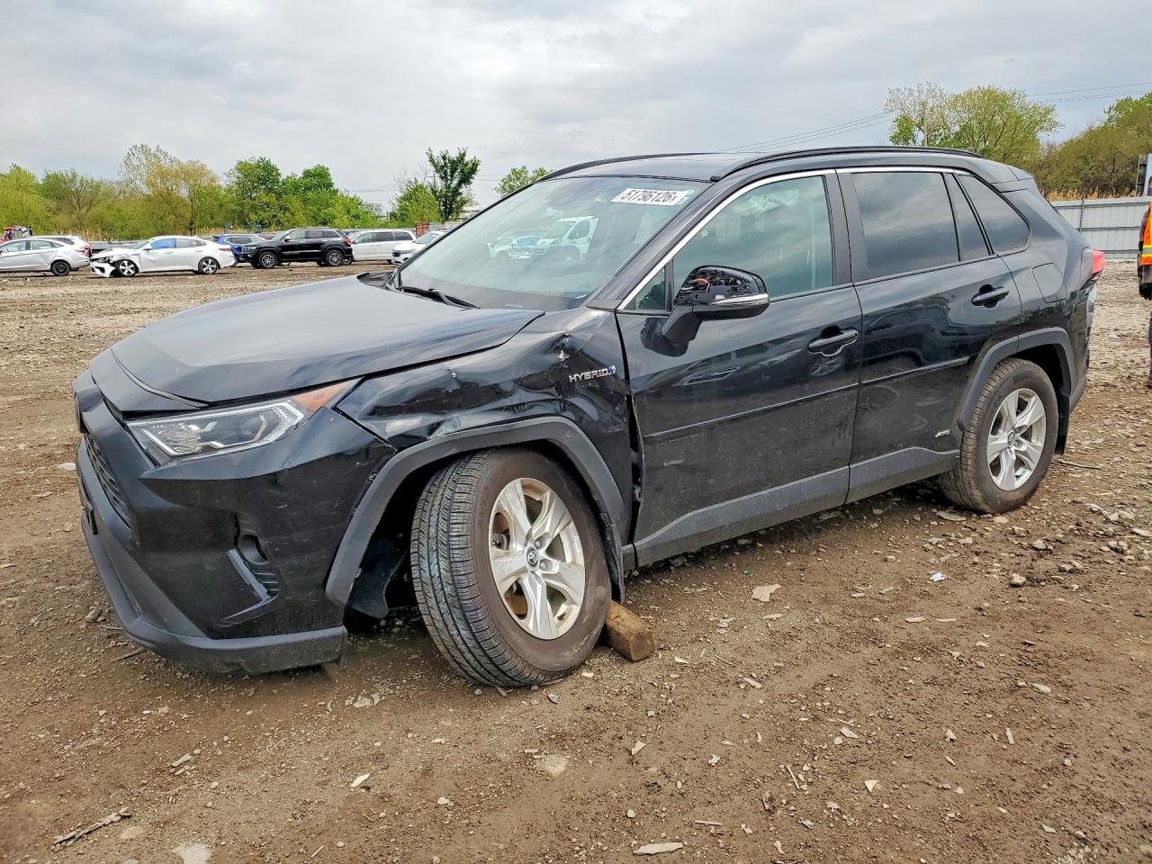 2021 Toyota RAV4 Hybrid VIN 4T3R6RFV2MU013170 COPART salvage auction — Front End, IL - SALVAGE CERTIFICATE, sold $11,100 on 2026-07-10 (photo 1)