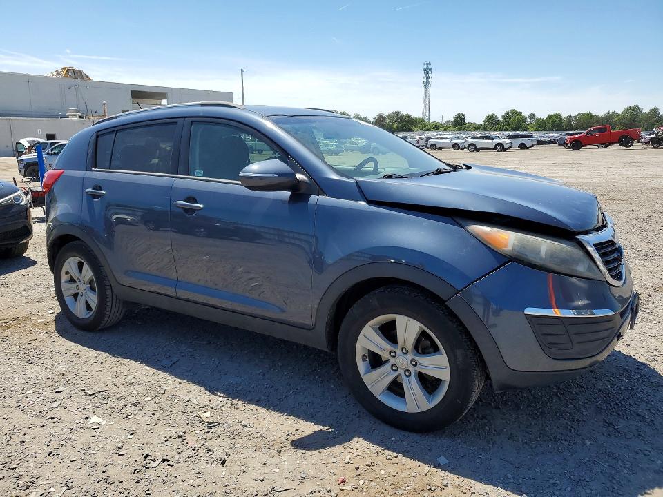 2011 Kia Sportage VIN KNDPB3A24B7023379 COPART salvage auction — FRONT END, Va - Cert Of Title - Salvage, sold $1,450 on 2026-07-08 (photo 4)
