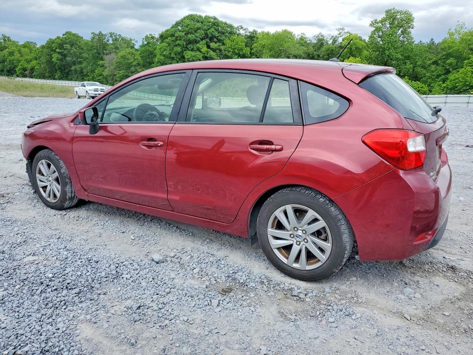 2015 Subaru Impreza VIN JF1GPAC65F8307115 COPART salvage auction — FRONT END, Ga - Certificate Of Title, sold $975 on 2026-07-14 (photo 2)
