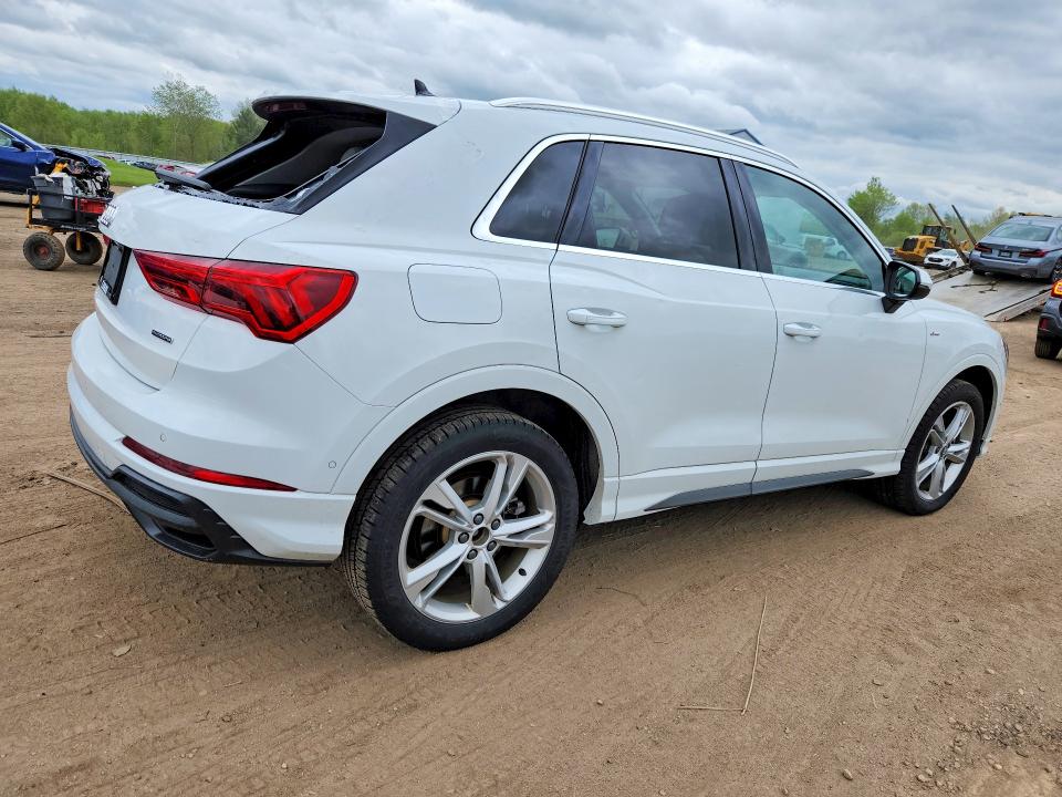 2021 Audi VIN WA1EECF3XM1002519 COPART salvage auction — HAIL, Oh - Cert Of Title-Salvage, sold $10,800 on 2026-07-13 (photo 3)