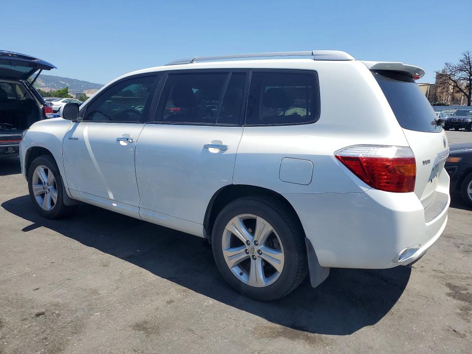 2008 Toyota Highlander VIN JTEES42A782105661 COPART salvage auction — FRONT END, CA - SALVAGE CERTIFICATE, sold $100 on 2026-07-21 (photo 2)