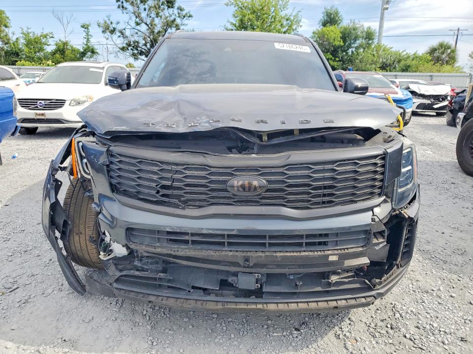 2021 Kia Telluride VIN 5XYP34HC5MG106150 COPART salvage auction — FRONT END, Fl - Certificate Of Destruction, sold $5,200 on 2026-07-10 (photo 5)
