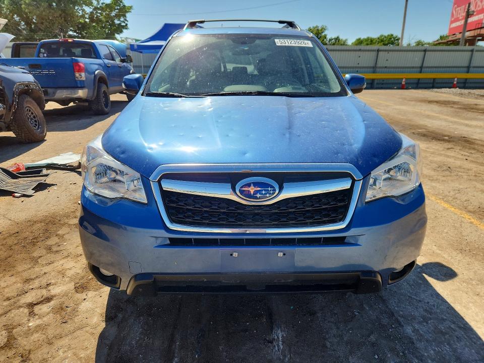 2015 Subaru Forester VIN JF2SJAWC3FH598383 COPART salvage auction — HAIL, Ks - Cert Of Title-Salvage, sold $4,350 on 2026-07-22 (photo 5)