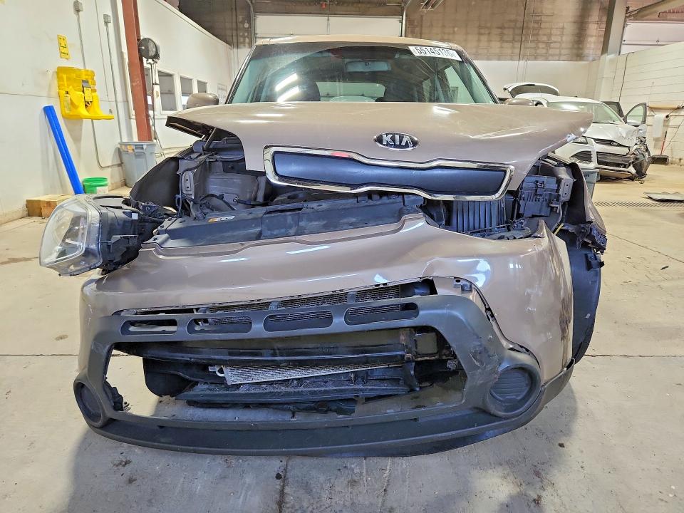 2014 Kia Soul VIN KNDJN2A21E7054147 COPART salvage auction — FRONT END, Mn - Cert Of Title-Prior Salvage, sold $950 on 2026-07-16 (photo 5)