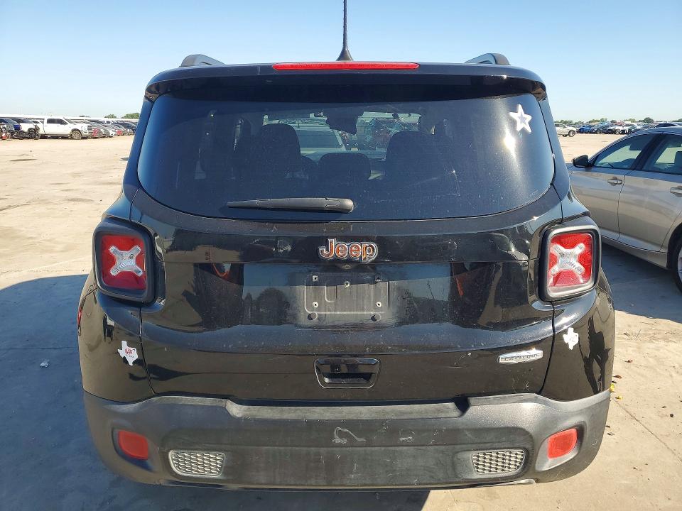 2018 Jeep Renegade VIN ZACCJABB5JPJ20447 COPART salvage auction — FRONT END, Tx - Salvage Vehicle Title, sold $725 on 2026-07-23 (photo 6)
