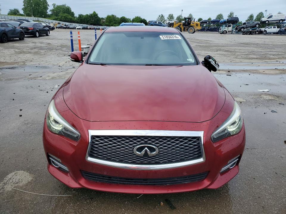 2015 Infiniti VIN JN1BV7APXFM341831 COPART salvage auction — SIDE, Mo - Salvage Certificate Of Title, sold $2,450 on 2026-07-07 (photo 5)