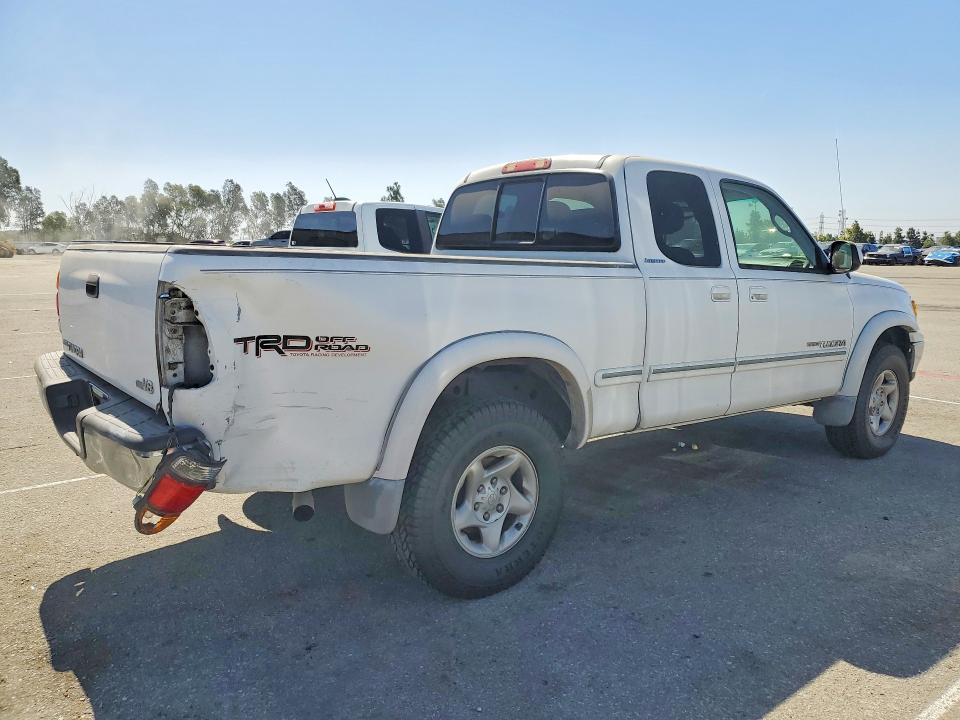 2001 Toyota Tundra VIN 5TBRT38111S193635 COPART salvage auction — REAR END, Ca - Non-Repairable Vehicle Cert, sold $1,800 on 2026-07-28 (photo 3)