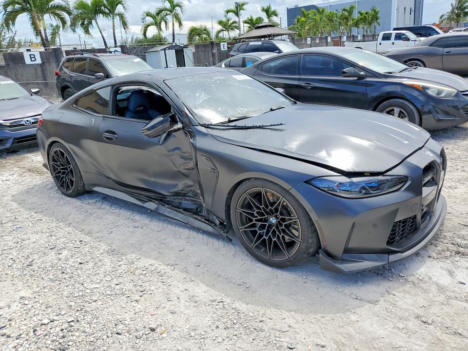 2024 BMW VIN WBS43AZ00RCP53310 COPART salvage auction — FRONT END, Fl - Cert Of Title Slvg Rebuildable, sold $35,500 on 2026-08-04 (photo 4)