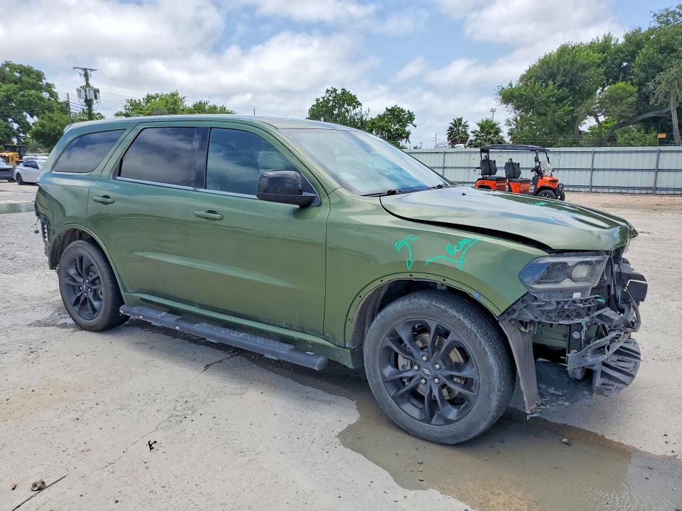 2021 Dodge Durango VIN 1C4RDHDG1MC749637 COPART salvage auction — REAR END, TX - SALVAGE VEHICLE TITLE, sold $4,700 on 2026-07-09 (photo 4)