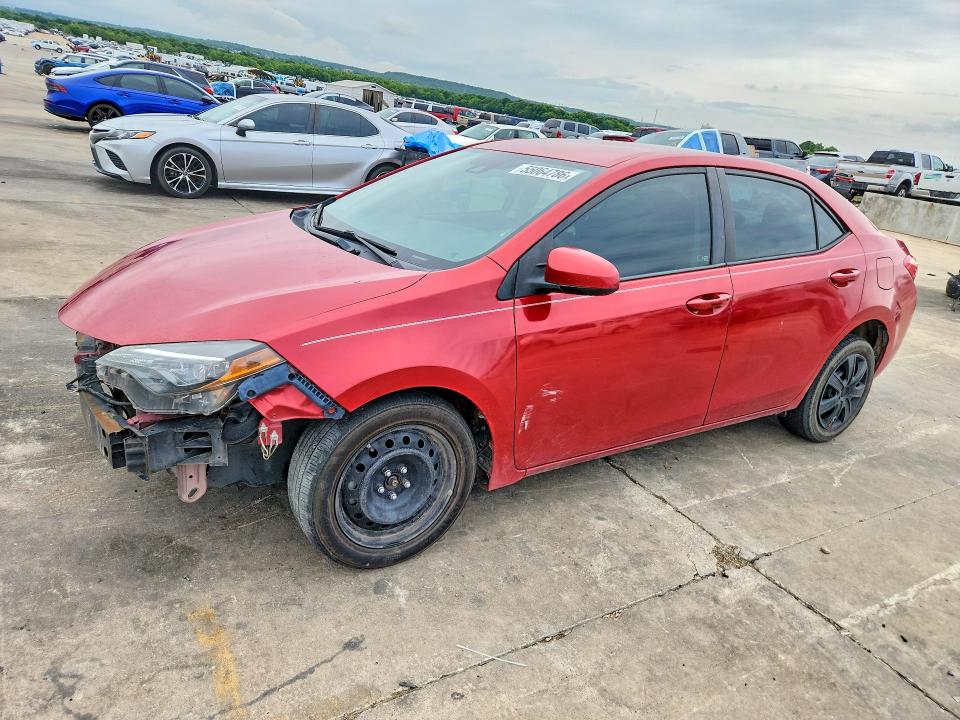 2017 Toyota Corolla VIN 5YFBURHE5HP663728 COPART salvage auction — FRONT END, Tx - Salvage Vehicle Title, sold $3,200 on 2026-07-23 (photo 1)