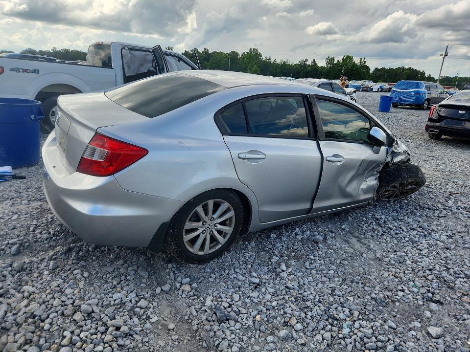 2012 Honda Civic VIN 19XFB2F99CE016540 COPART salvage auction — FRONT END, Al - Cert Of Title-Salvage Title, sold $275 on 2026-07-02 (photo 3)