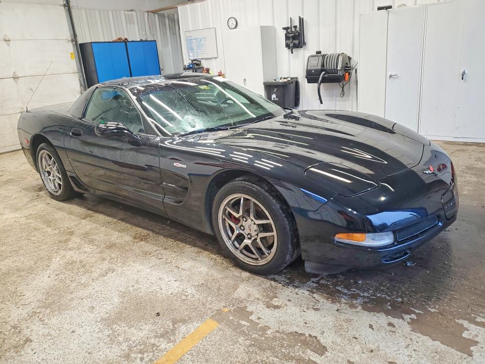 2002 Chevrolet Corvette VIN 1G1YY12S525103672 COPART salvage auction — ROOF, Me - Cert Of Title-Salvage Collisio, sold $14,000 on 2026-07-02 (photo 4)