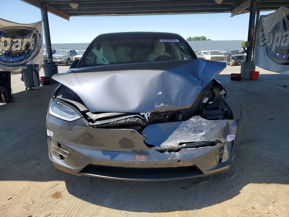 2018 Tesla Model x VIN 5YJXCAE22JF139572 COPART salvage auction — FRONT END, Ca - Salvage Certificate, sold $200 on 2026-07-28 (photo 5)